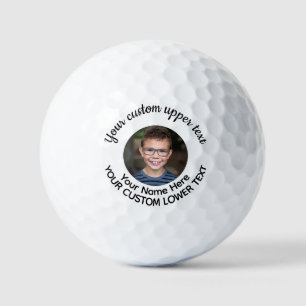 Balles De Golf Police manuscrite personnalisée Balls de golf 3 li