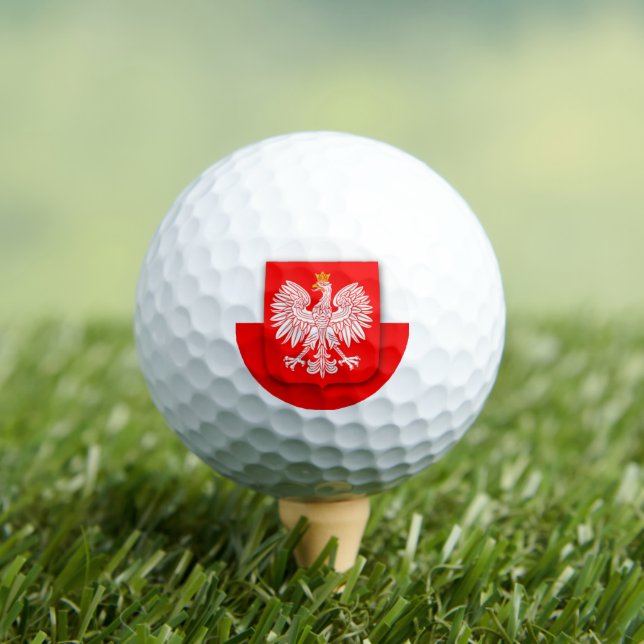 Balles De Golf Pologne Drapeau Polska Polonais Golfer Voyage Euro (T-shirt Insitu)