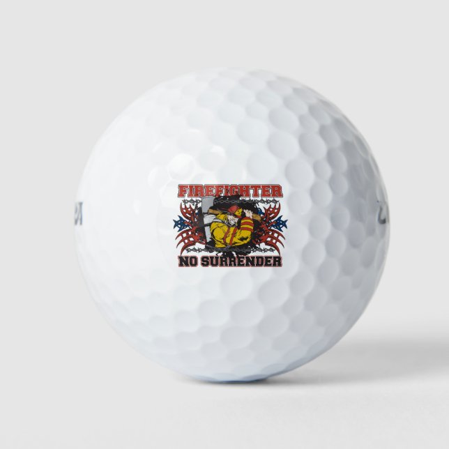 Balles De Golf Pompier sans restitution (Devant)