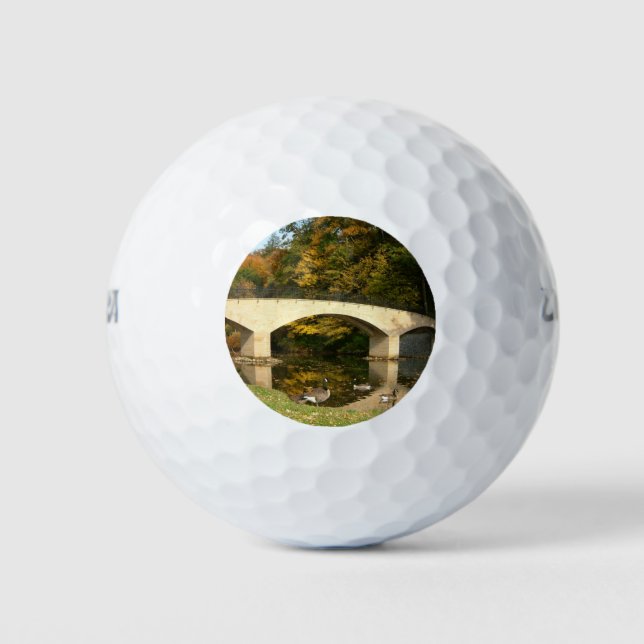 Balles De Golf Pont Rainbow à l'automne au Grove City College (Devant)