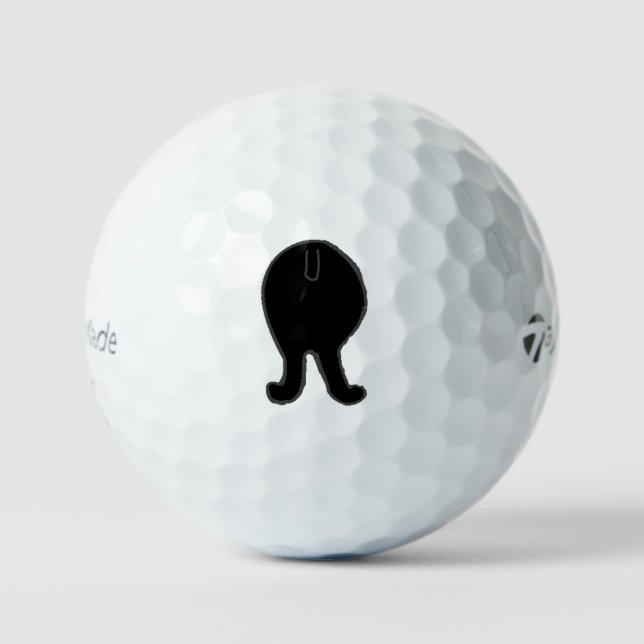 Balles De Golf poodle butt black (Recto)