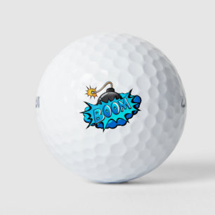 Balles De Golf Pop Art Comic Style Bomb Boom!