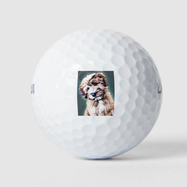 Balles De Golf Pop de Chien de Roue (Devant)