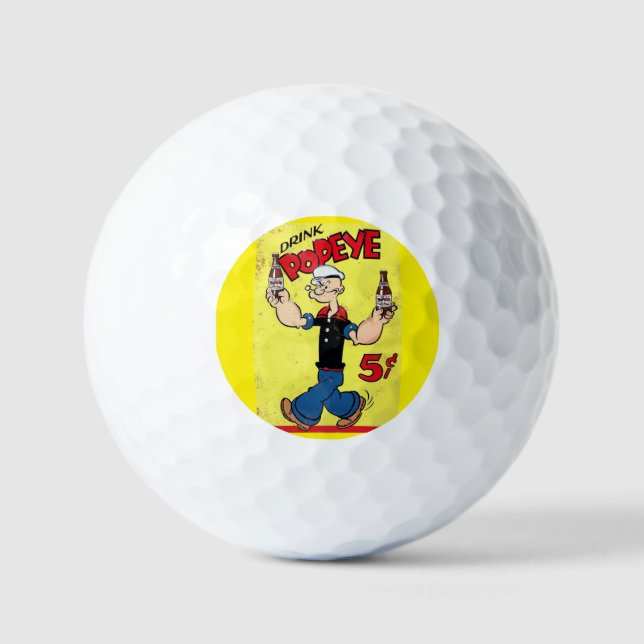 Balles De Golf Popeye Golf Balls (Recto)
