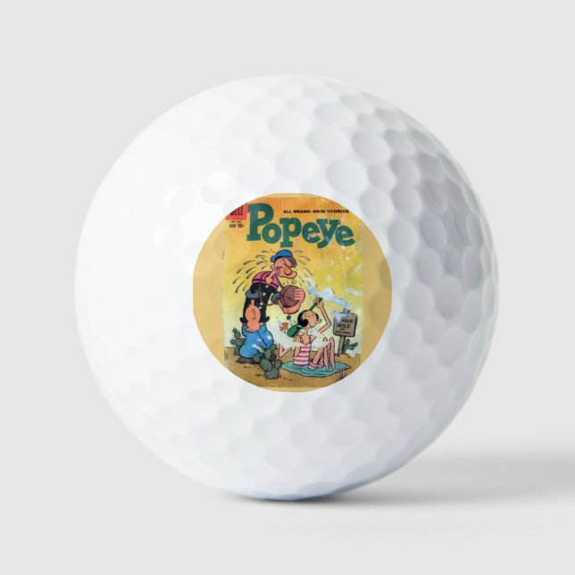 Balles De Golf Popeye Golf Balls (Recto)