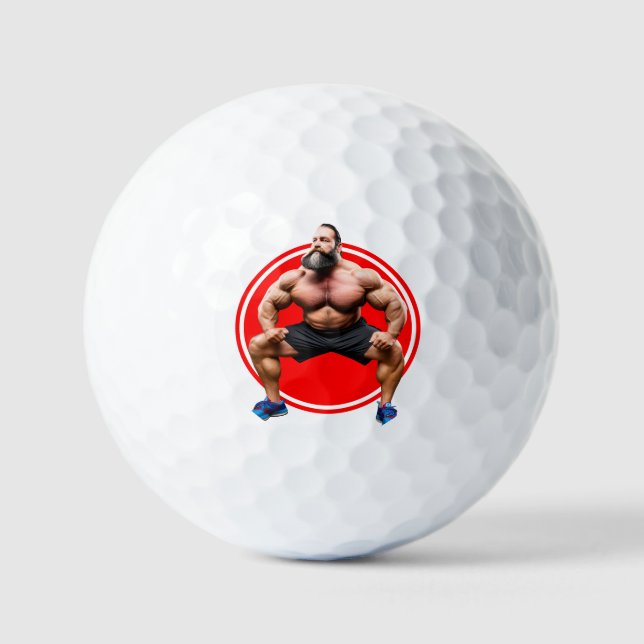 Balles De Golf Porté Musculaire (Recto)