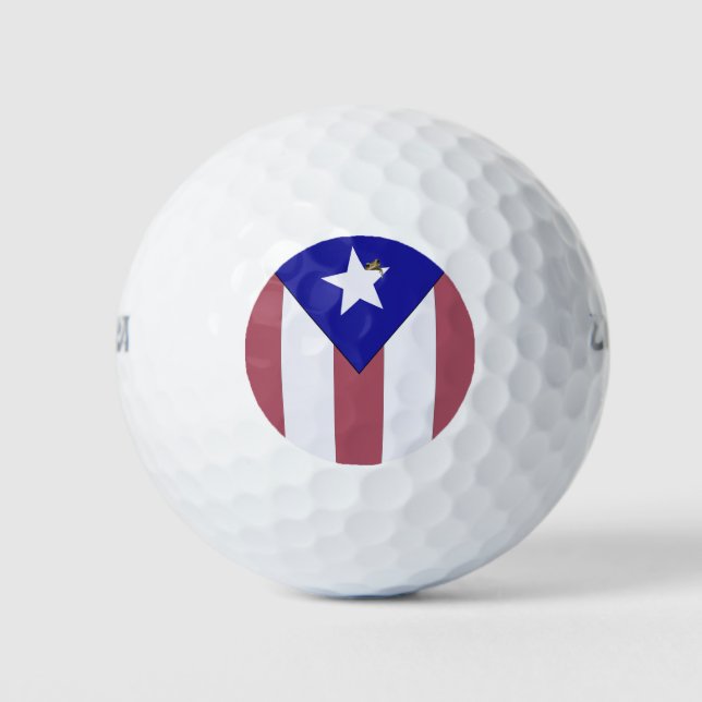 Balles De Golf Portoricain Pride (Devant)