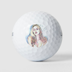 Balles De Golf Portrait de Hailey