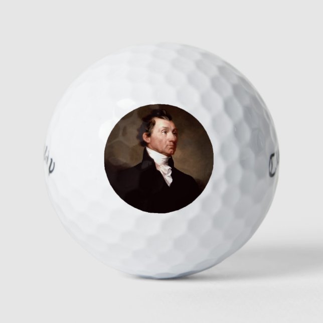 Balles De Golf Portrait du président américain James Monroe (Devant)