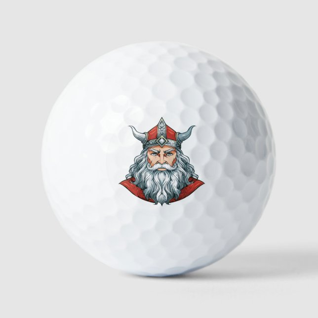Balles De Golf Portrait of God Odin (Recto)