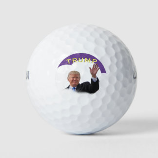 Balles De Golf Portrait 🇺 président Trump Portrait 🇸 😁 Wave