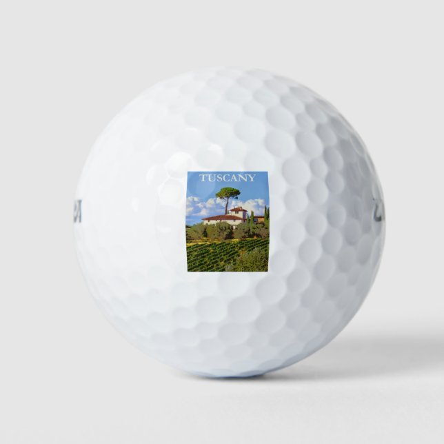 Balles De Golf Poster de Tuscany Italy (Devant)