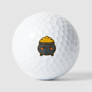 Balles De Golf Pot d'or Kawaii
