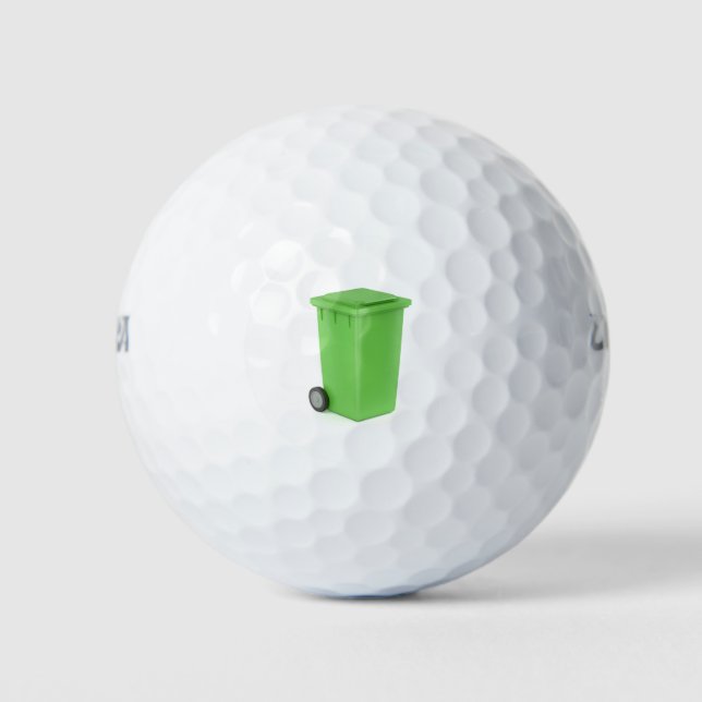 Balles De Golf Poubelle verte (Devant)