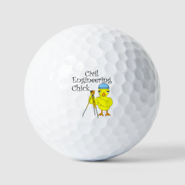 Balles De Golf Poulet de génie civil (Recto)