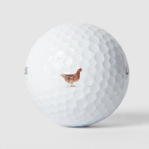 Balles De Golf Poulet de l'aquarelle ferme grand-mère cadeau Oise