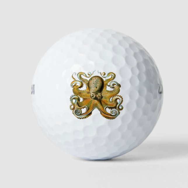 Balles De Golf poulpe (Devant)