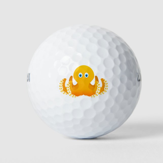 Balles De Golf poulpe (Devant)