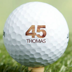 Balles de golf pour 45e anniversaire 45 ans golfeu