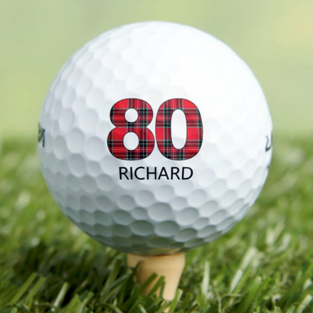 Balles de golf pour 80e anniversaire 80 ans golf c (Créateur téléchargé)