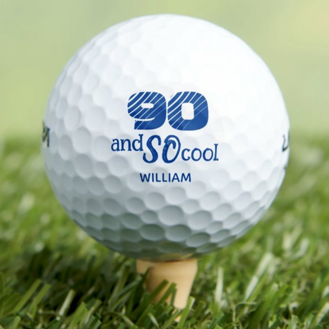 Balles de golf pour 90e anniversaire incroyable fê (Créateur téléchargé)