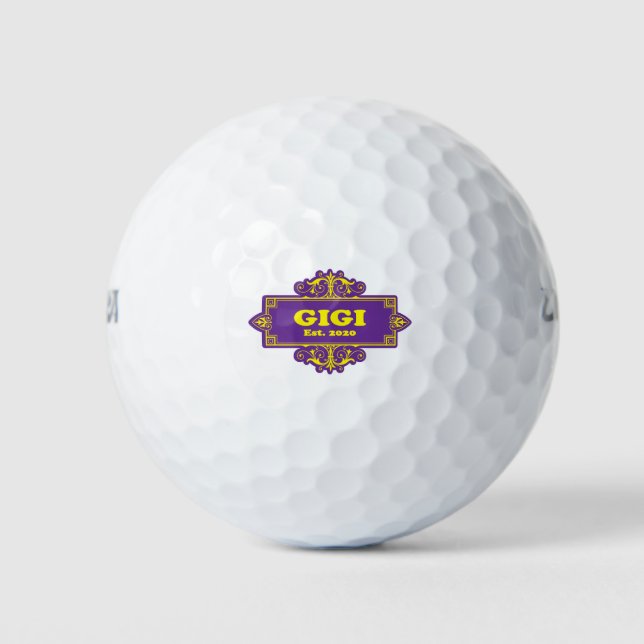 Balles De Golf Pour Cette Spéciale "GiGi 2020" (Devant)