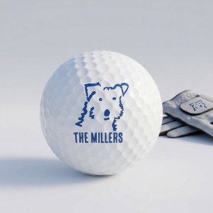 Balles de golf pour chien Terrier Renard Personnal