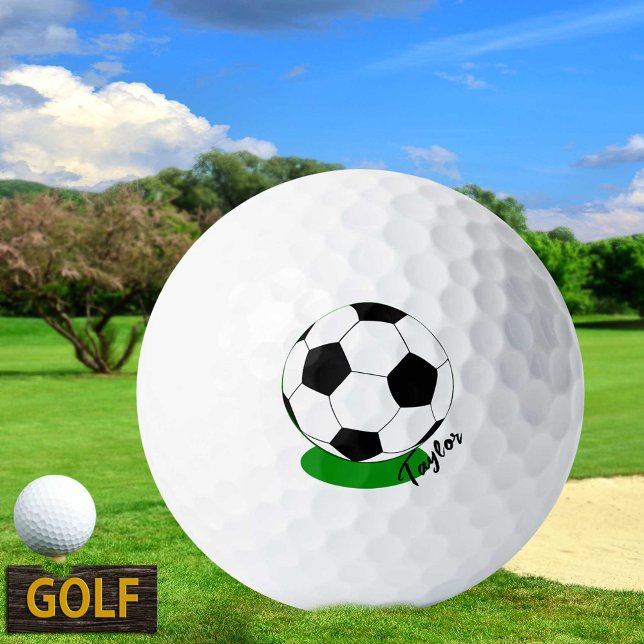 Balles de Golf pour les fans de Football Monogramm (Créateur téléchargé)