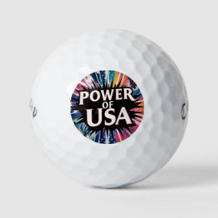 Balles De Golf Power of USA Golf Ball - Patriotique
