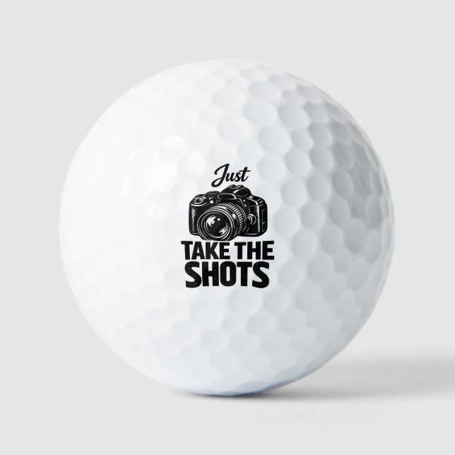 Balles De Golf Prenez simplement les clichés (Recto)