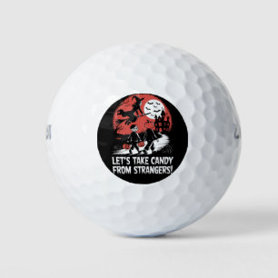 Balles De Golf Prenons des bonbons à des inconnus Funny Halloween