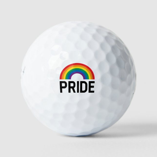 Balles De Golf Pride arc-en-ciel (Devant)