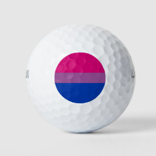 Balles De Golf Pride bisexuelle (Bi Drapeau)