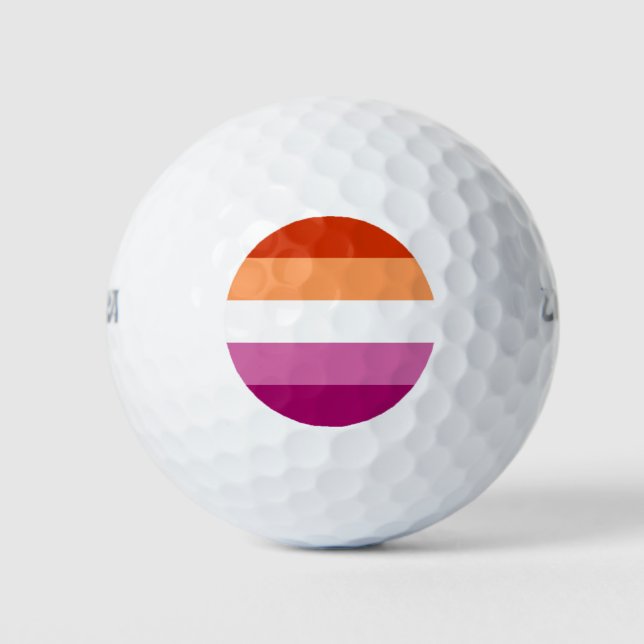Balles De Golf Pride lesbienne (Devant)
