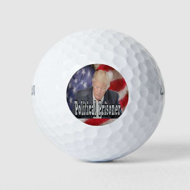 Balles De Golf Prisonnier politique de Trump (Devant)