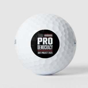 Balles De Golf Pro Democracy Anti Project 2025 Trump 2025