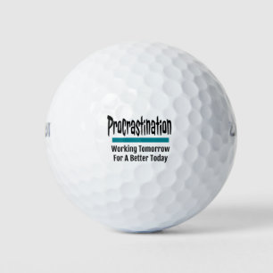 Balles De Golf Procrastination drôle Procrastinator Humour