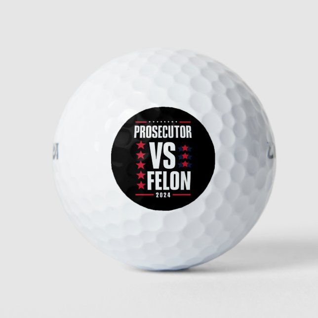 Balles De Golf Procureur contre délinquant 2024 (Devant)