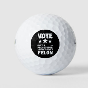 Balles De Golf Procureur contre Felon Voter Politique amusante