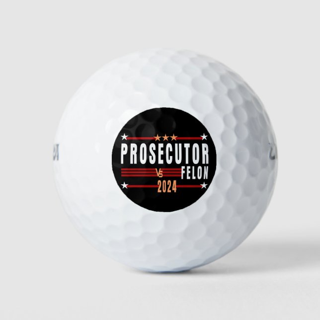 Balles De Golf Procureur Vs Felon 2024 Golf Balls (Devant)