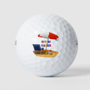 Balles De Golf Professeur à la retraite, temps de se détendre