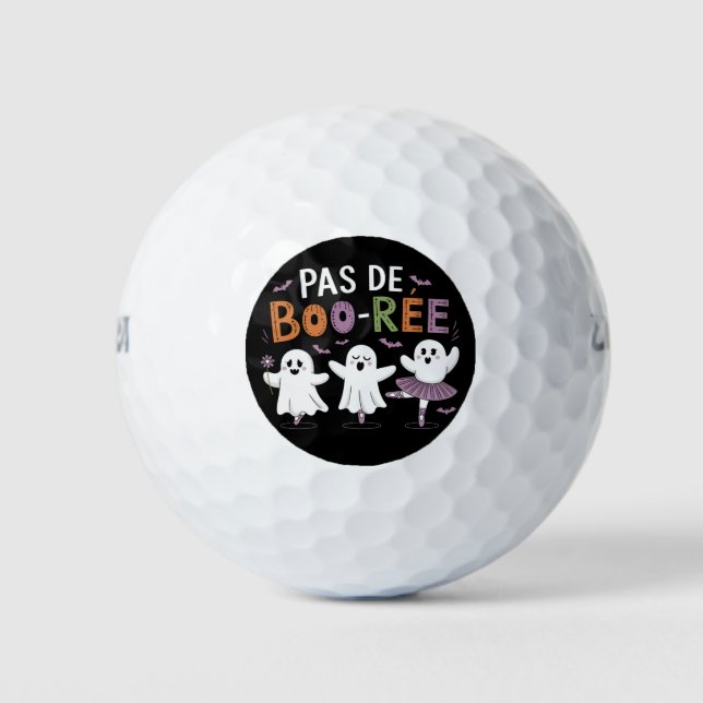 Balles De Golf Professeur de danse de ballet fantôme Pas de BOO-r (Devant)