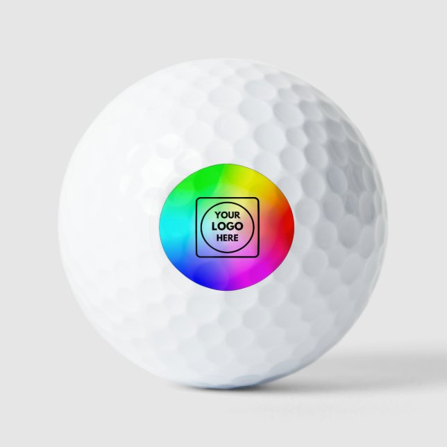 Balles de golf promotionnelles avec logo d'entrepr (Recto)