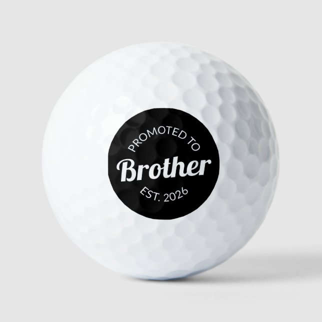 Balles De Golf Promu À Frère Est. 2026 I (Recto)