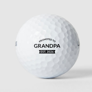 Balles De Golf Promu À Grand-Père Est. 2026 II