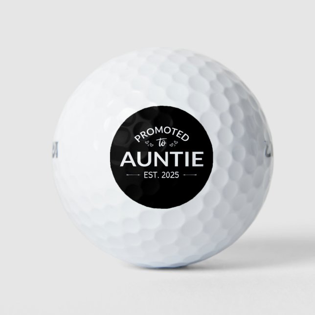 Balles De Golf Promu À Tante Est. 2025 II (Devant)