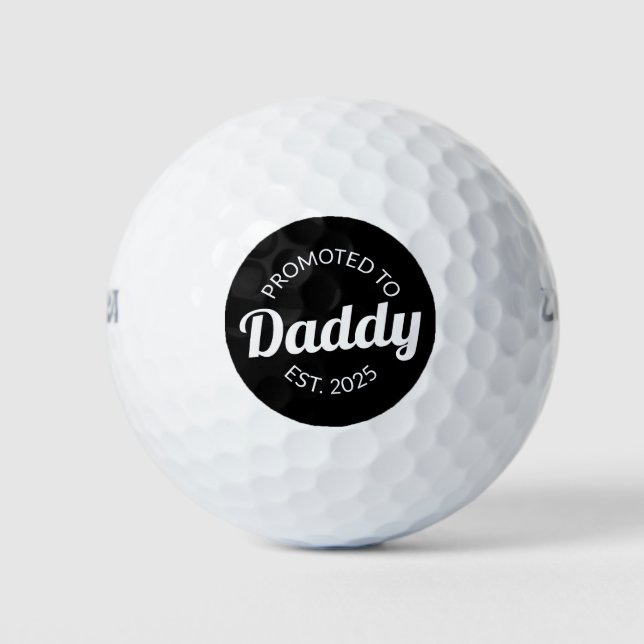 Balles De Golf Promu Papa Estimé 2025 I (Devant)