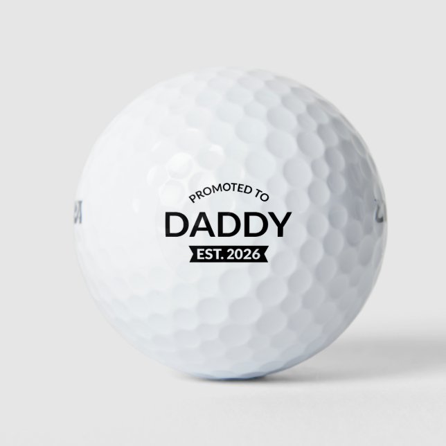 Balles De Golf Promu Papa Prévu 2026 II (Devant)