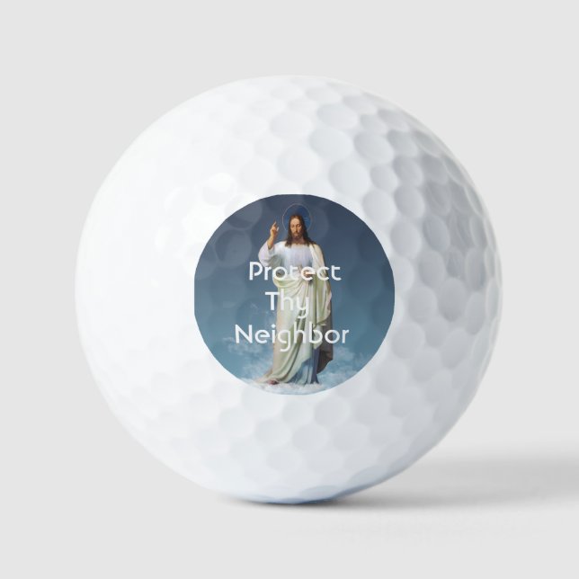 Balles de golf Protect Thy Neighbor (Recto)