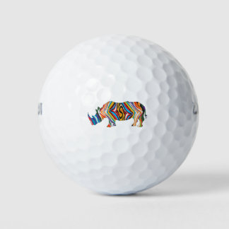 Balles De Golf Psychédélique-Zèbre-Unicorne